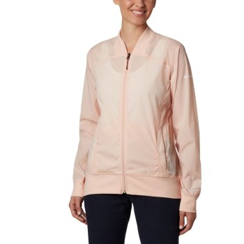 Columbia Ženske Jakne - Bachy Butte Long Bomber Roze | NZUQ-81039